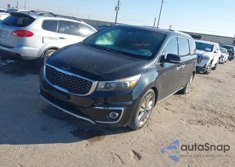 2015 Kia Sedona Sx Luxury из США, поврежденный, VIN KNDME5C18F6033547
